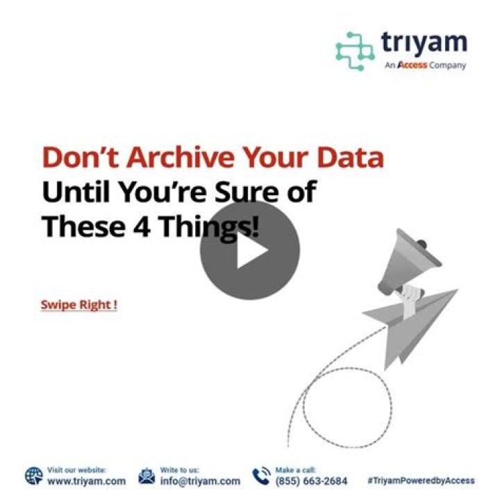 How to archive your data