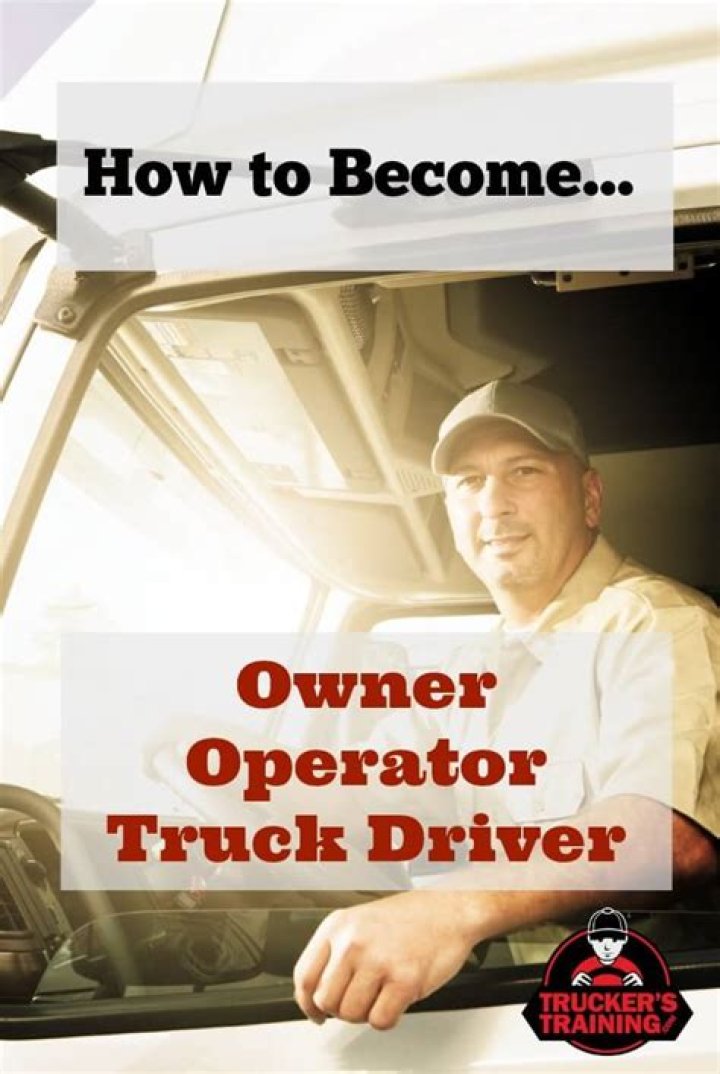 How to become an owner operator truck driver