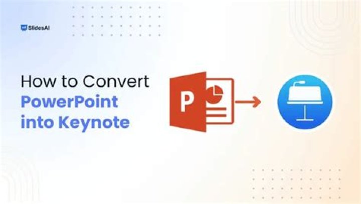 How to convert powerpoint presentations to keynote
