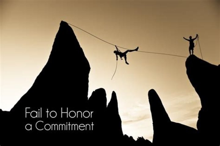 How to cope when you fail to honor a commitment
