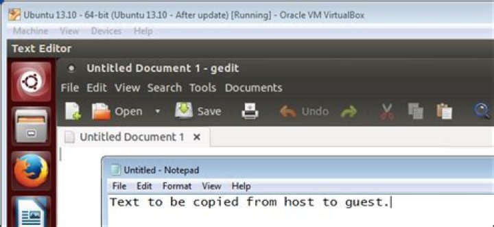 How to Copy and Paste Between a VirtualBox Host Machine and a Guest Machine