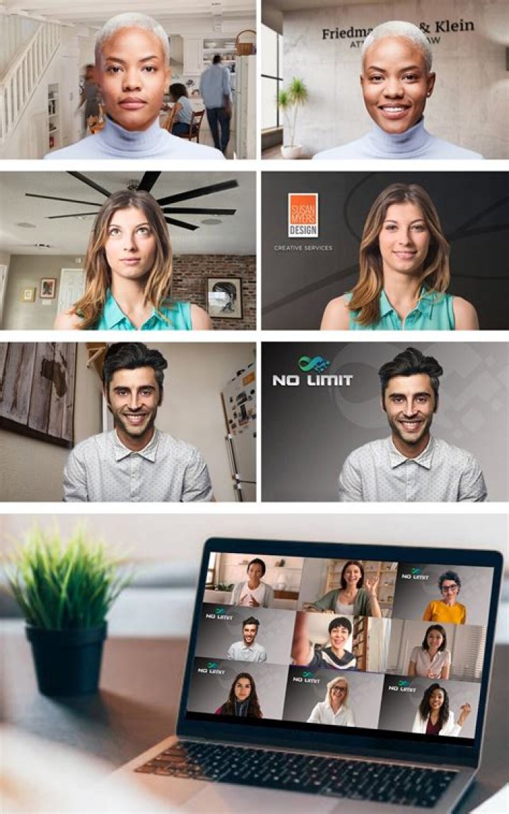 How to create a custom zoom background