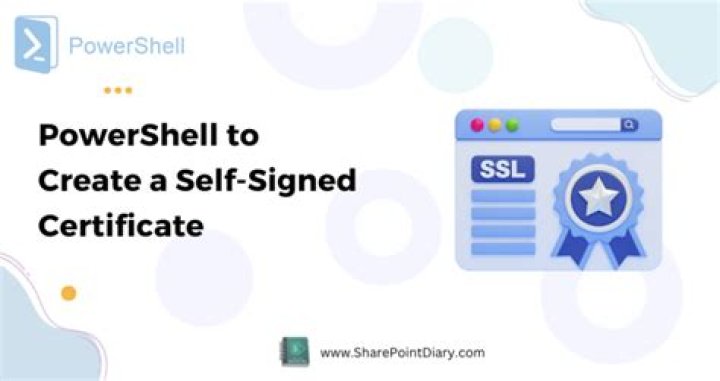 How to Create a Self-Signed Certificate with PowerShell