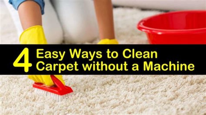 How to Deep Clean Carpet Without a Machine
