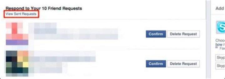 How to delete old facebook friend requests