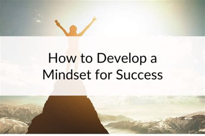 How to develop a mindset for success