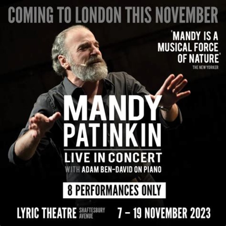 How to get Mandy Patinkin tickets to see live concert at West End