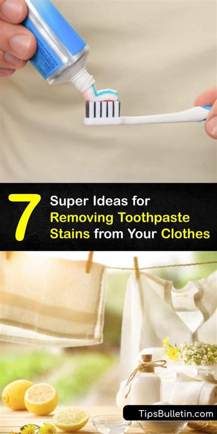 How To Get Toothpaste Out of Clothes: Laundry Pros' Tips
