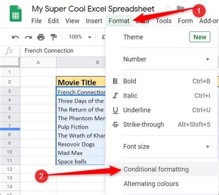 How to Highlight a Row in Google Sheets Using Conditional Formatting