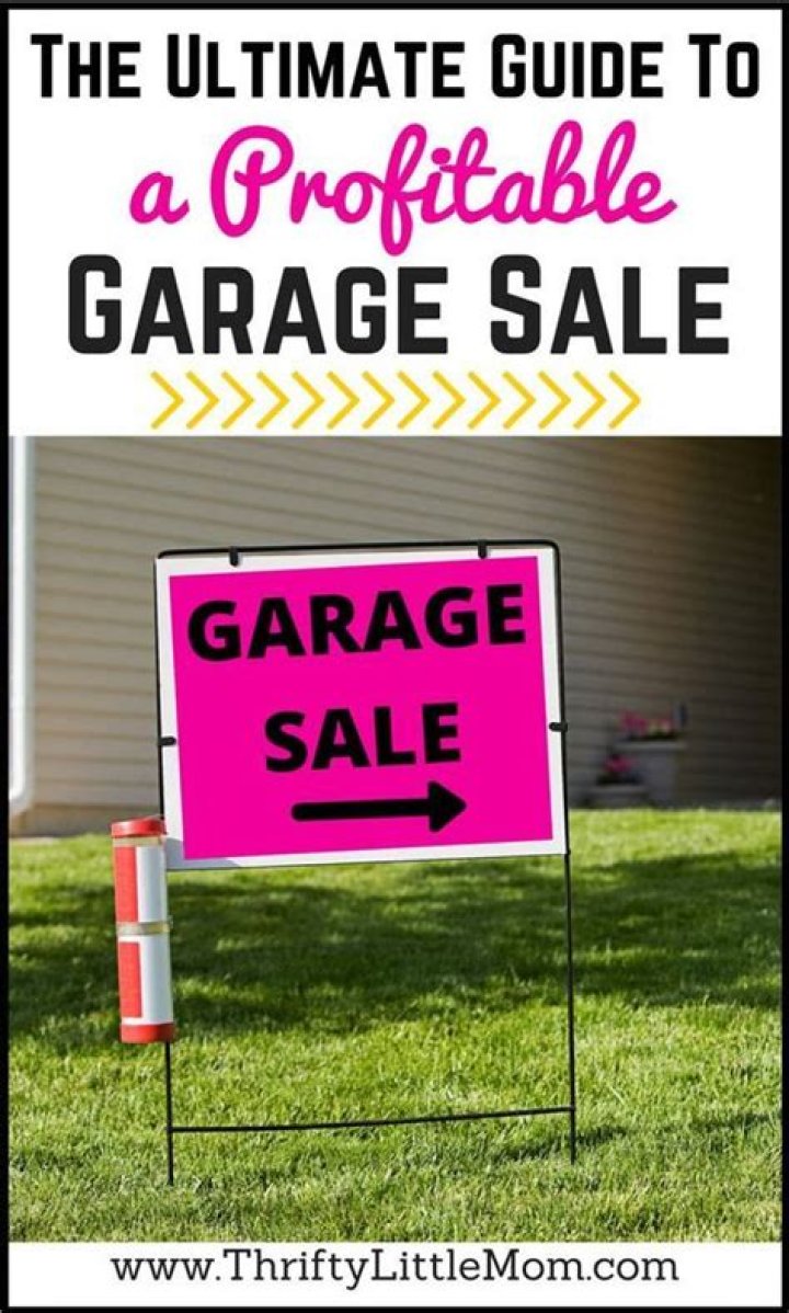 How to hold a profitable garage sale