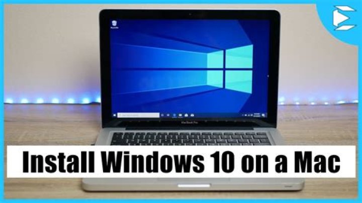 How to install windows on a mac