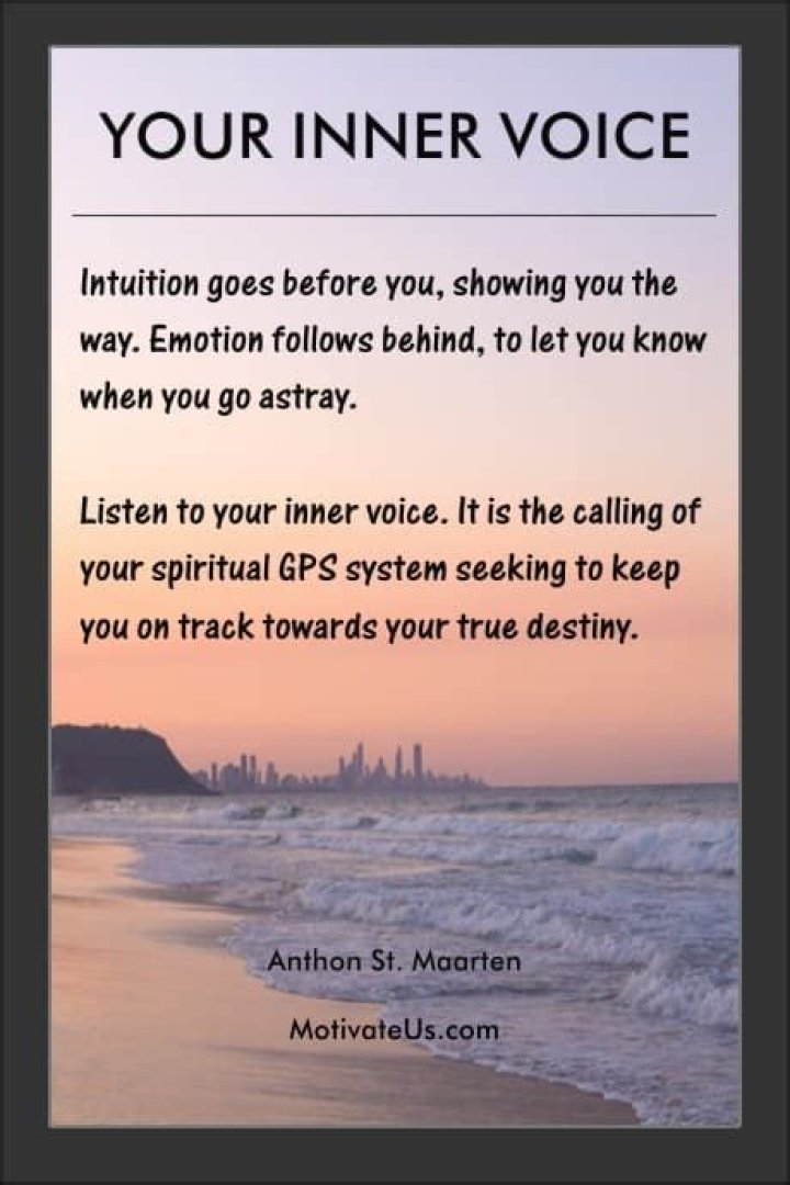 How to listen to your inner voice for greater fulfillment