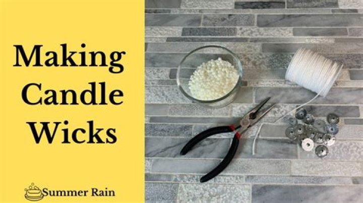 How to make candle wicks