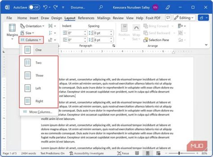 How to Make Columns in Microsoft Word
