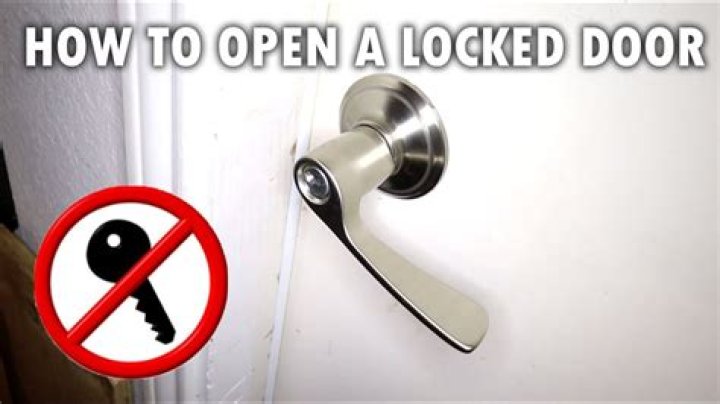 How to Open a Locked Bedroom Door: A Comprehensive Guide