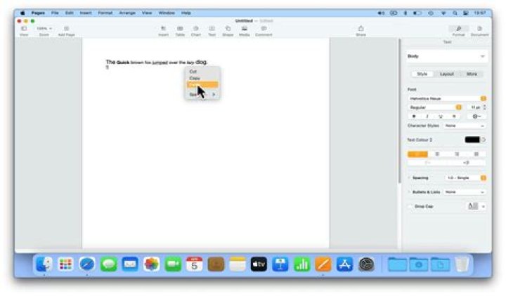 How to paste text without formatting on macos