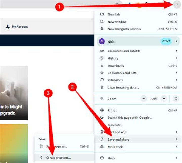How to pin a website to the windows 10 taskbar or start menu
