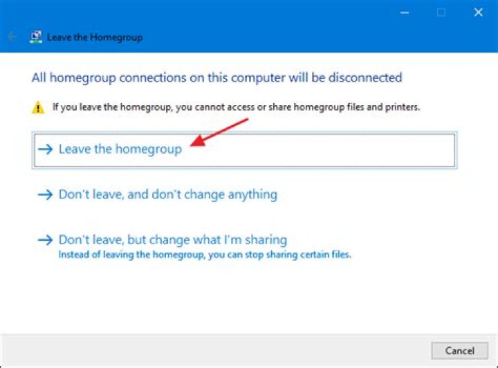 How to remove an old computer from a windows homegroup