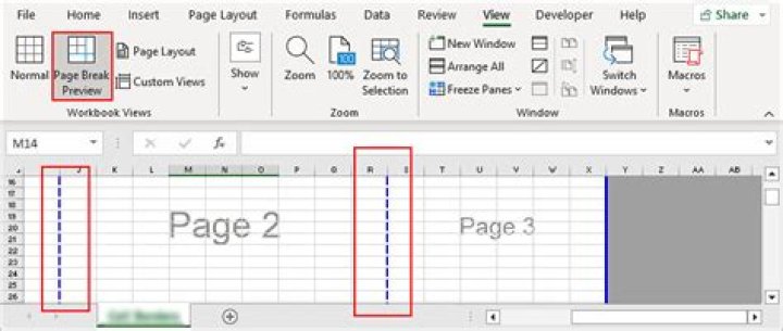 How to Remove Dotted Lines in Microsoft Excel