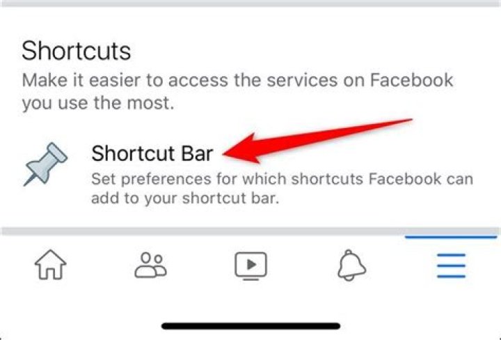 How to remove icons from the facebook app’s shortcut bar