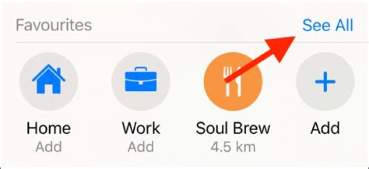 How to rename favorites in apple maps