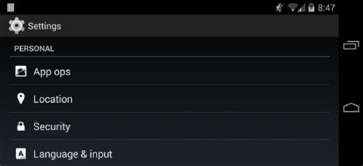 How to restore access to app ops in android 4.4.2