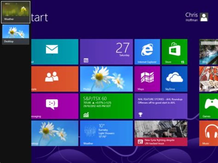 How to run two windows 8 apps at the same time with the snap feature