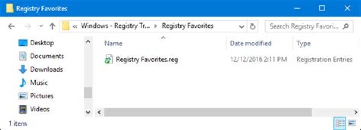 How to save or transfer your favorite registry keys to another pc