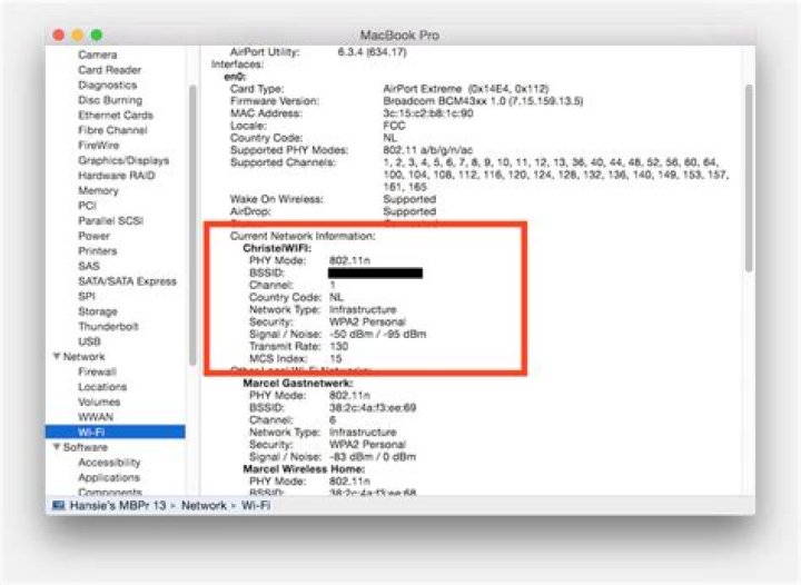How to see your current wi-fi connection speed in mac os x