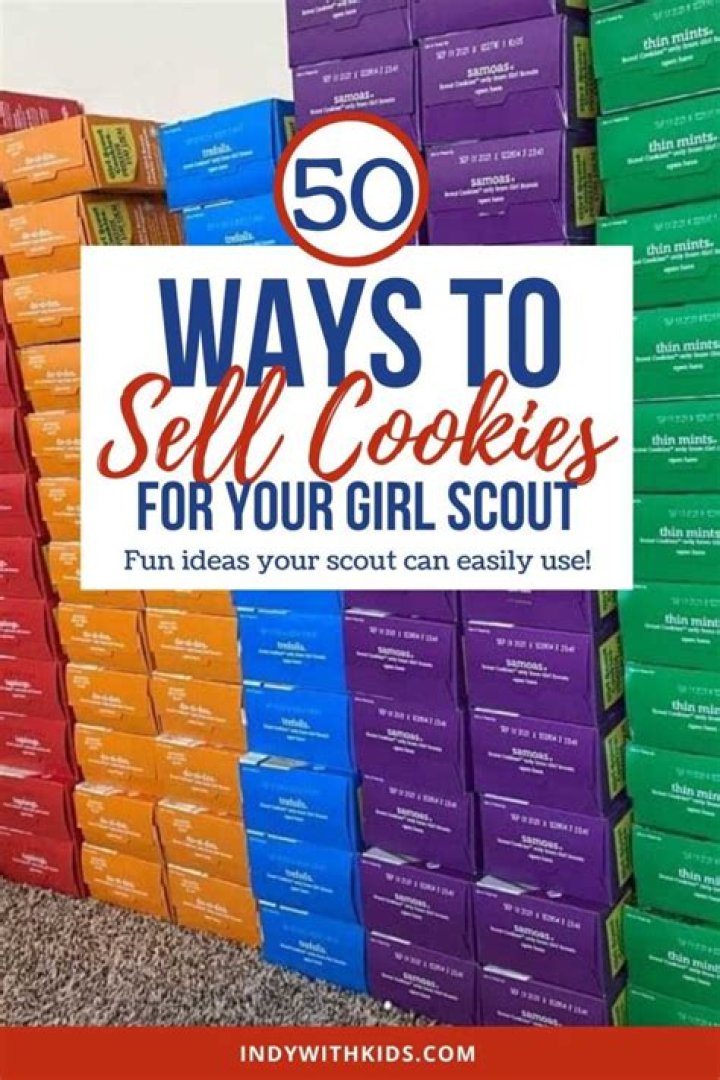 How to sell girl scout cookies