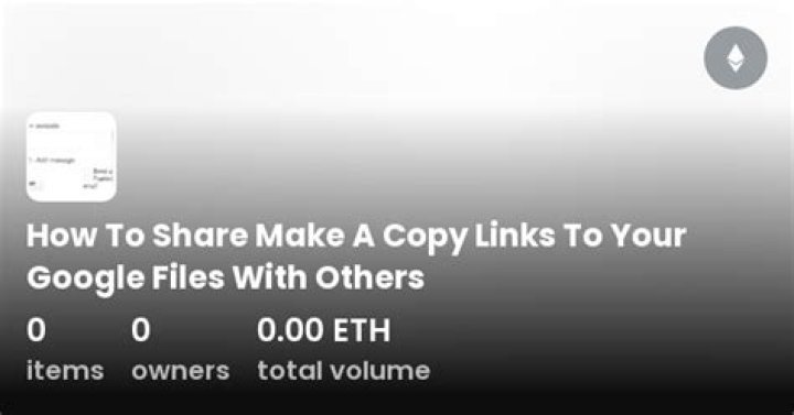 How to share “make a copy” links to your google files