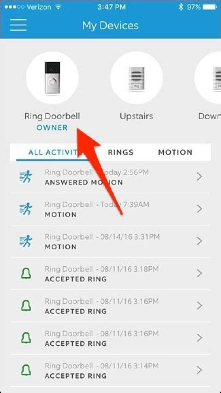 How to share ring doorbell access with other household members