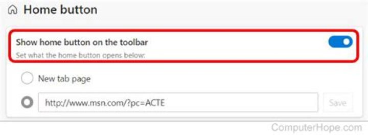 How to show or hide the home button in google chrome