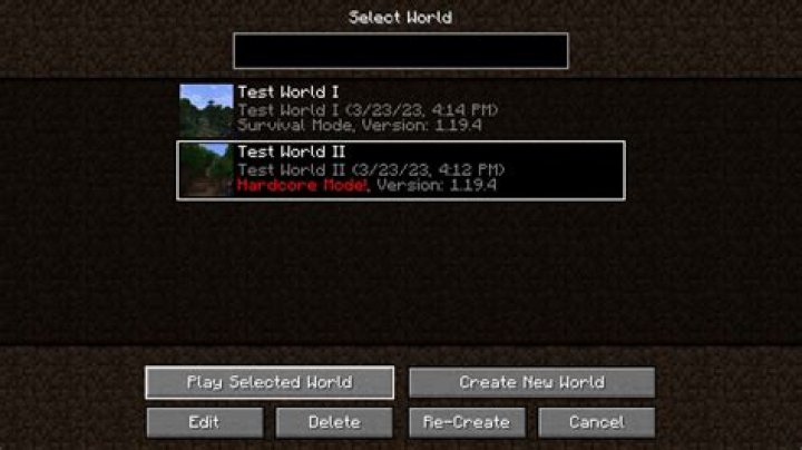How to switch a minecraft world from survival to creative to hardcore