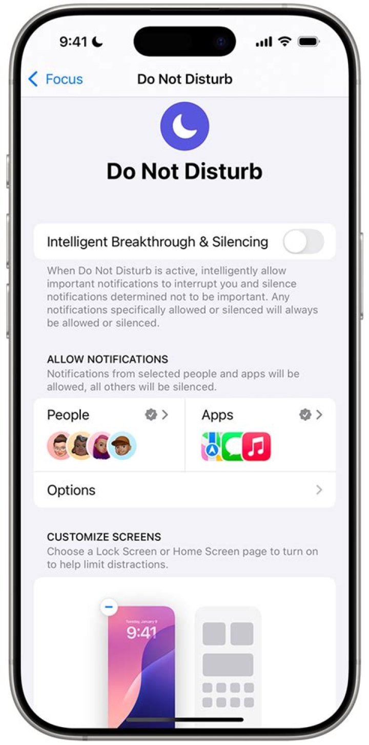 How to temporarily enable do not disturb mode on iphone