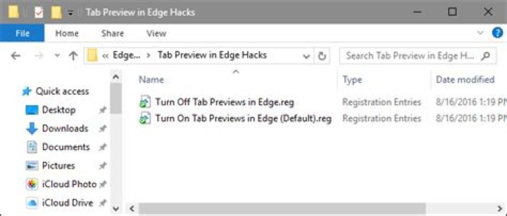 How to turn off tab previews in microsoft edge