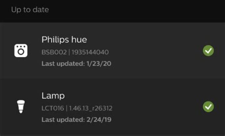 How to update your philips hue firmware