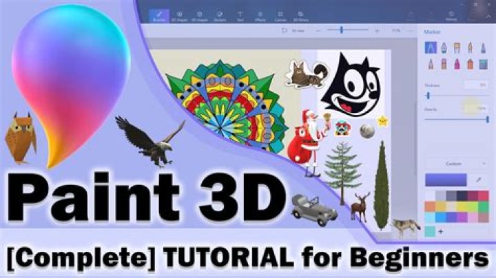 How to use microsoft paint 3d