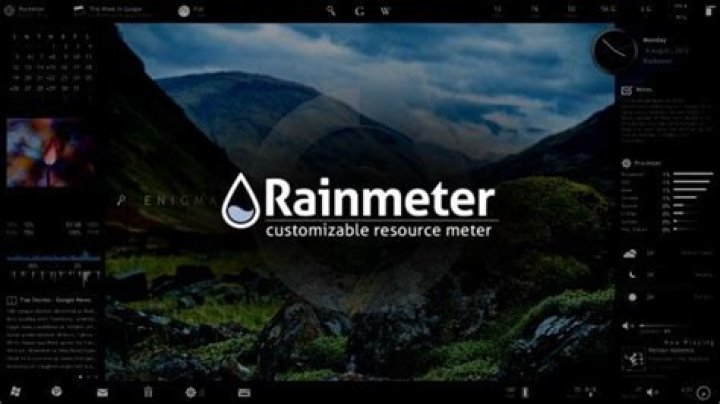 How to use rainmeter to customize your windows desktop
