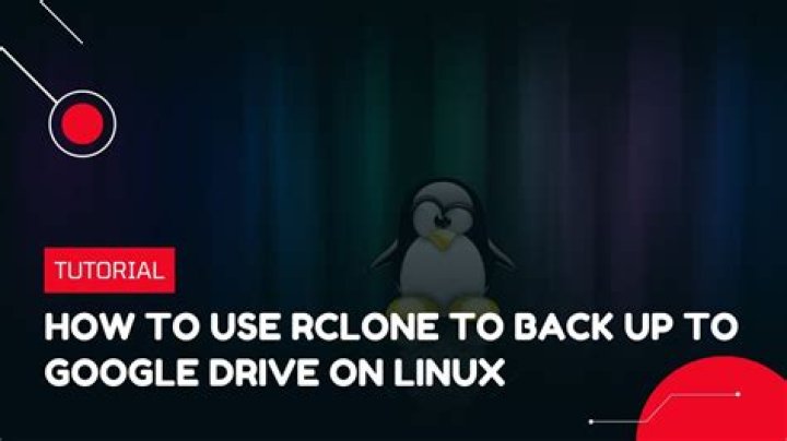 How to use rclone to back up to google drive on linux