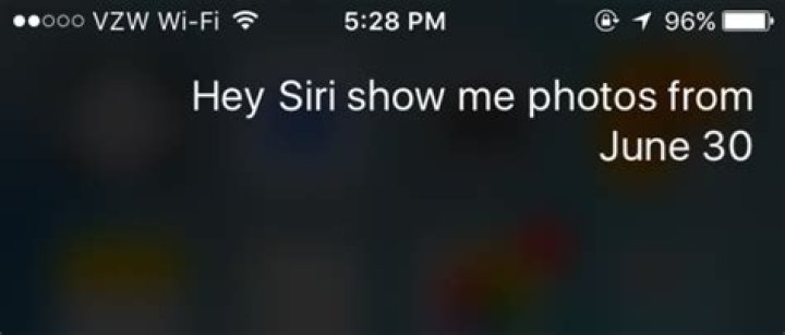 How to use siri to search your photos by date or location