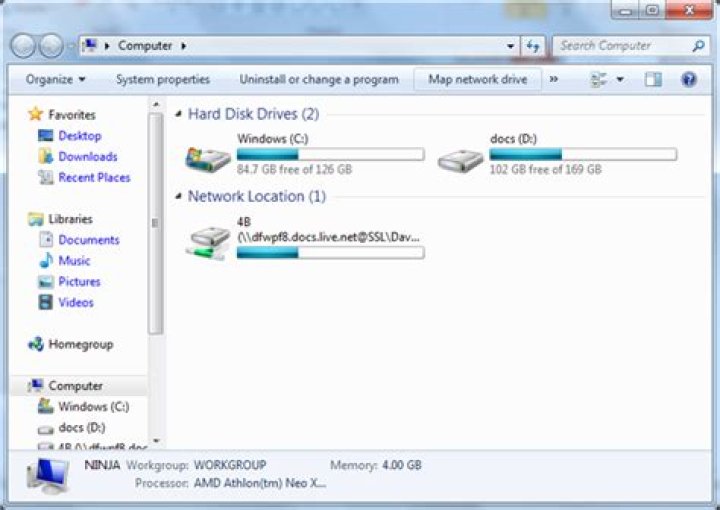 How to use skydrive’s 25 gb as a mapped drive for easy access