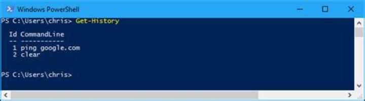 How to use your command history in windows powershell