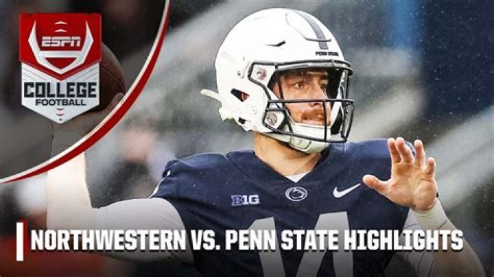 How to Watch the Penn State vs. Northwestern Game Without Cable