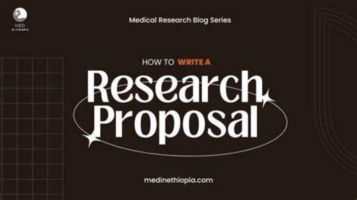 How to Write a Medical Research Proposal