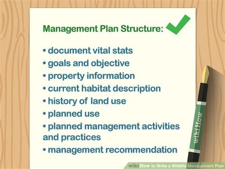 How to Write a Wildlife Management Plan
