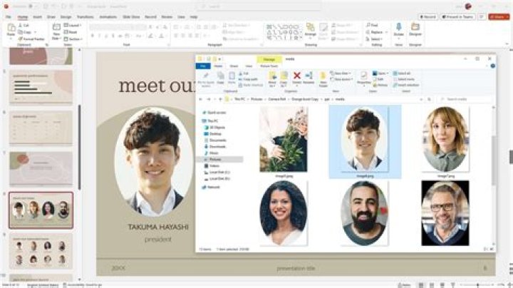 How to zoom in and out on part of a powerpoint presentation