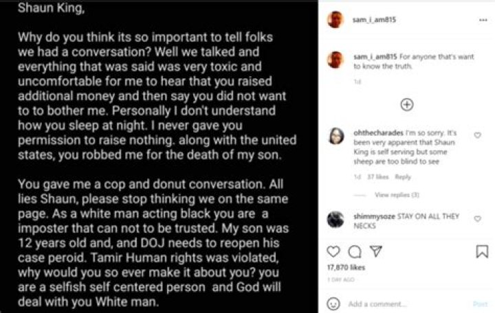 ‘I Don’t Understand How You Sleep at Night’: Shaun King’s Attempt to Reveal Conversation He Had with Tamir Rice’s Mom Quickly Backfires When Samaria Questions His Motive