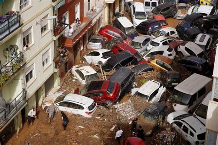 Ibiza revellers caught up in torrential floods as wild weather sweeps the island in the middle of party season