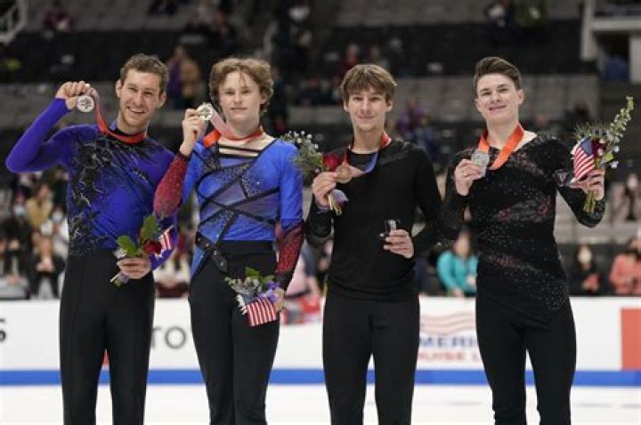 Ilia Malinin wins 1st U.S. men’s skating title, Brown 2nd